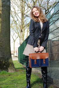 Suede Button Front Skirt